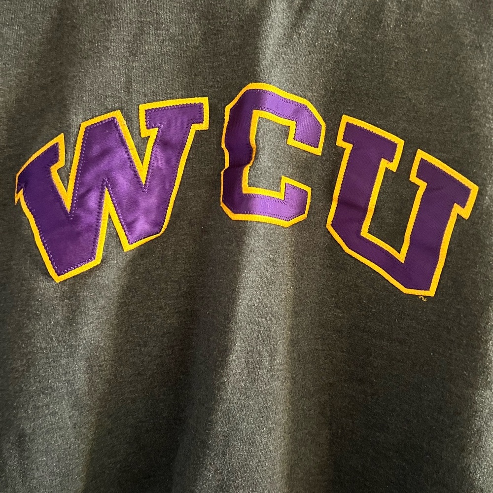 West Chester University stitched crew neck